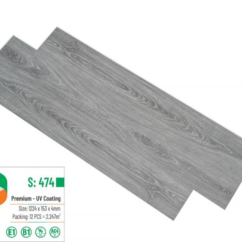 Sàn nhựa hèm khóa Glotex S474